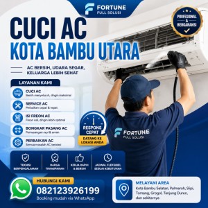 Cuci AC Kota Bambu Utara