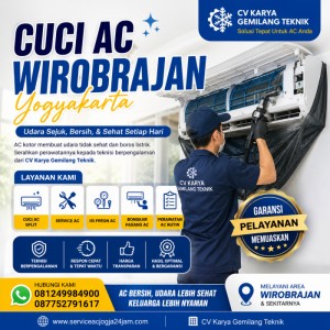 Cuci AC Wirobrajan Yogyakarta Profesional & Bergaransi | CV Karya Gemilang Teknik