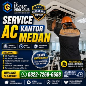 Jasa AC Kantor Medan dengan Respon Cepat