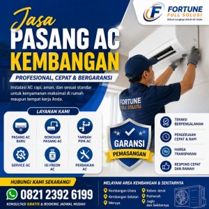 Pasang AC Kembangan Profesional dan Cepat untuk Rumah maupun Kantor
