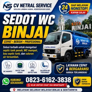 Sedot WC Binjai