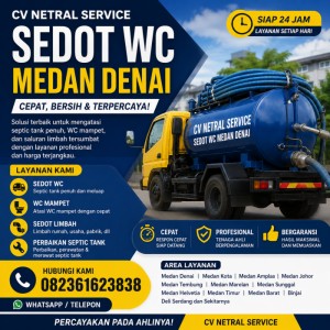 Sedot WC Medan Denai