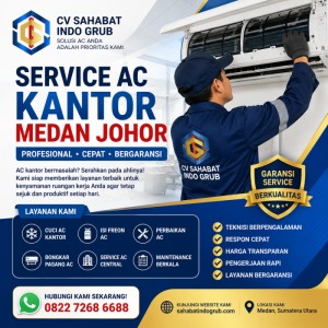 Service AC Kantor Medan Johor Profesional dan Bergaransi | CV Sahabat Indo Grub