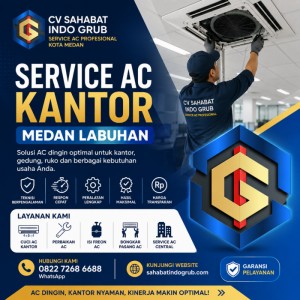 Service AC Kantor Medan Labuhan