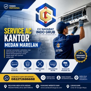 Service AC Kantor Medan Marelan