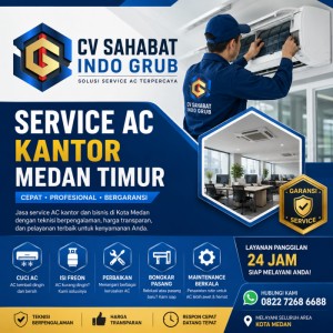 Service AC Kantor Medan Timur