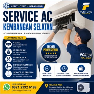 Service AC Kembangan Selatan Profesional & Cepat | Fortune Full Solusi