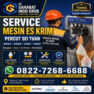 Service Mesin ES Krim Percut Sei Tuan