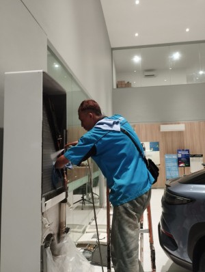 Cuci AC kos Kulon Progo