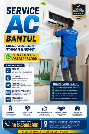 Perbaikan AC Bantul Terdekat