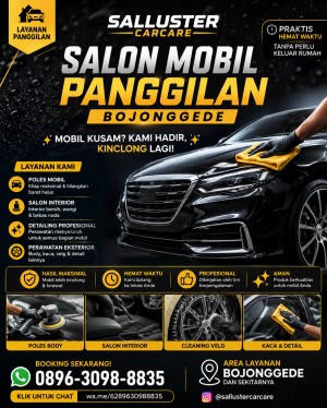 Salon Mobil Panggilan Bojonggede | Poles Mobil Panggilan Bojonggede