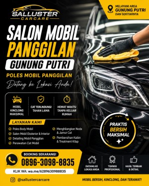 Salon Mobil Panggilan Gunung Putri | Poles Mobil Panggilan Gunung Putri