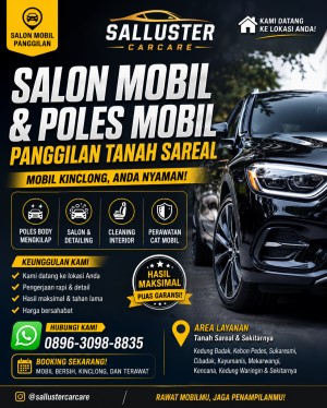 Salon Mobil Panggilan Tanah Sareal | Poles Mobil Panggilan Tanah Sareal