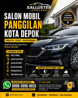 Salon Mobil Panggilan Kota Depok | Poles Mobil Panggilan Kota Depok