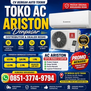 AC Ariston 3/4 PK Denpasar 0851-3774-9794