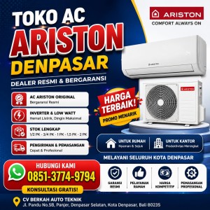 AC Ariston 1,5 PK Denpasar 085137749794