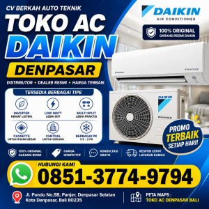 AC Daikin 3/4 PK Denpasar 085137749794
