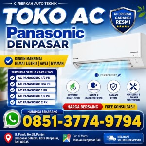 AC Panasonic 1/2 PK Denpasar 085137749794