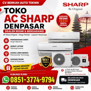 AC Sharp 1 PK Denpasar 085137749794