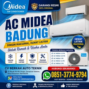AC Midea 0,5PK Badung 085137749794