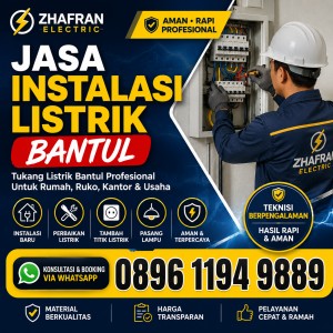 Tukang Listrik Profesional Bantul