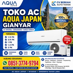 Jual AC Aqua Japan 0,5PK Gianyar 085137749794