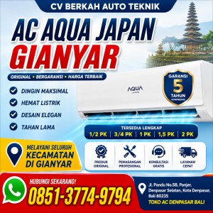 AC Aqua Japan 1PK Gianyar 085137749794