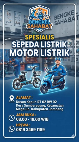 Bengkel Service Sepeda Listrik Jombang