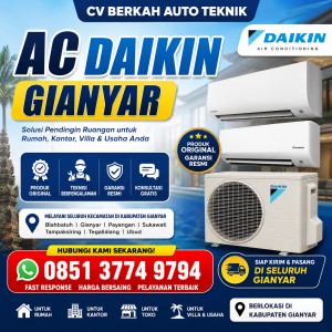 AC Daikin 3/4PK Gianyar