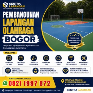Pembangunan Lapangan Olahraga Bogor