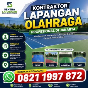 Kontraktor Lapangan Olahraga Profesional di Jakarta