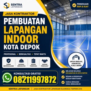 Jasa Pembuatan Lapangan Indoor Kota Depok
