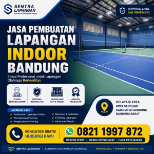 Jasa Pembuatan Lapangan Indoor Bandung