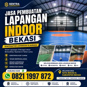 Jasa Pembuatan Lapangan Indoor Bekasi