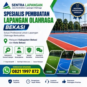 Spesialis Pembuatan Lapangan Olahraga Bekasi