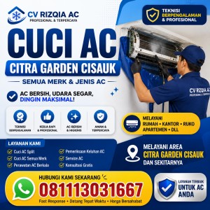 Cuci AC Citra Garden Cisauk