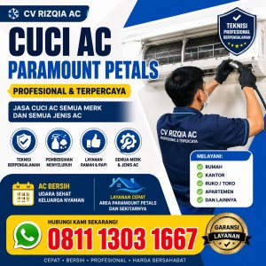 Cuci AC Paramount Petals