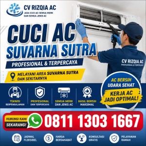 Cuci AC Suvarna Sutra