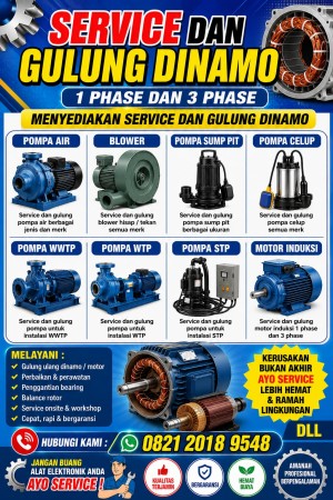 Jasa Gulung Dinamo Pasar Rebo