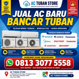 Jual AC Baru Bancar Tuban