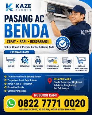 Pasang AC Benda