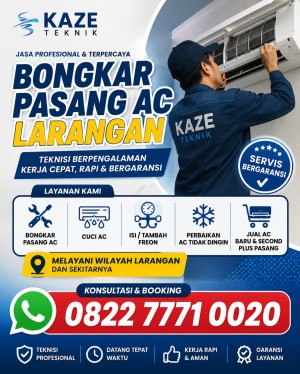 Bongkar Pasang AC Larangan