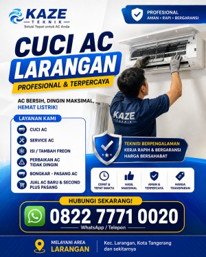 Cuci AC Larangan