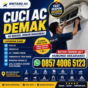 Isi Freon AC Demak