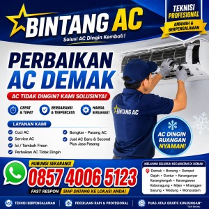 Isi Freon AC Demak