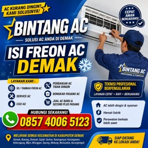 Service AC Split Demak