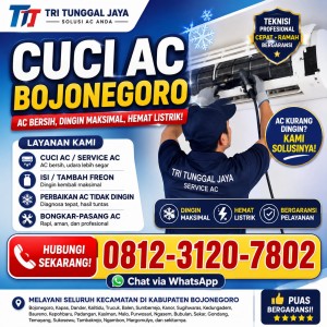Cuci AC Kalitidu Bojonegoro