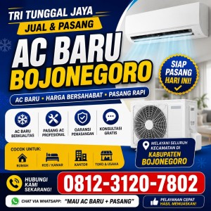 Cuci AC Kalitidu Bojonegoro