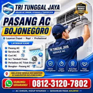 Cuci AC Kalitidu Bojonegoro