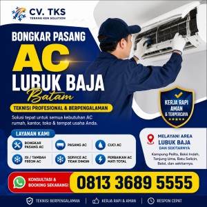 Bongkar Pasang AC Lubuk Baja